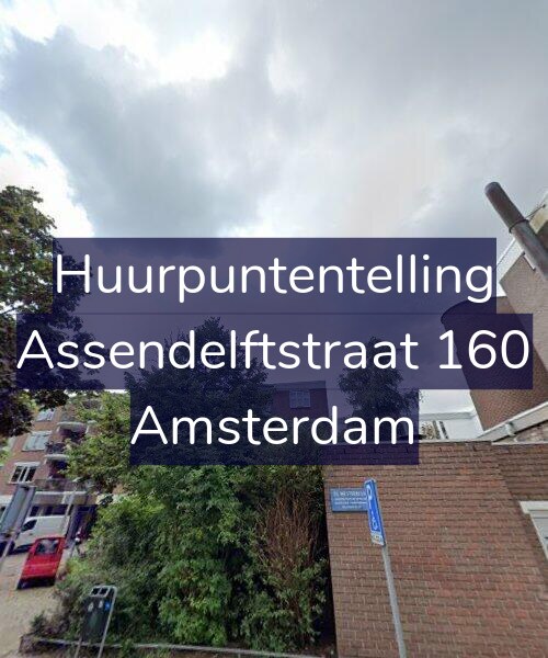 Foto gevel Huurpuntentelling voor Assendelftstraat 160, Amsterdam