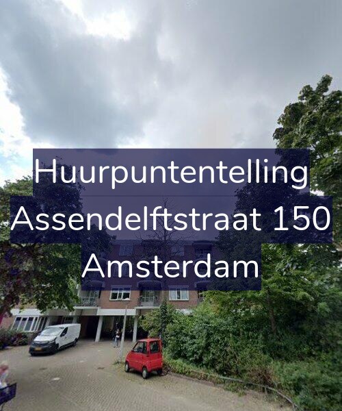Foto gevel Huurpuntentelling voor Assendelftstraat 150, Amsterdam