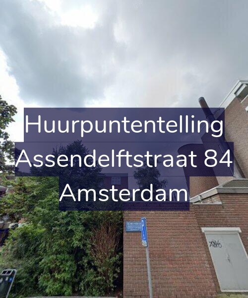 Foto gevel Huurpuntentelling voor Assendelftstraat 84, Amsterdam