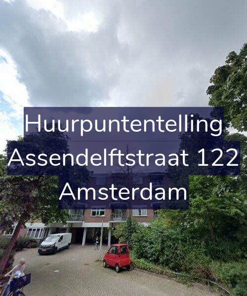 Foto gevel Huurpuntentelling voor Assendelftstraat 122, Amsterdam