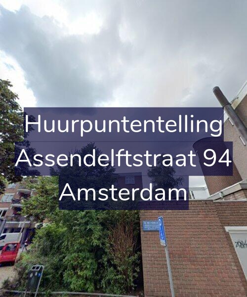 Foto gevel Huurpuntentelling voor Assendelftstraat 94, Amsterdam