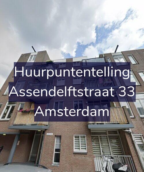 Foto gevel Huurpuntentelling voor Assendelftstraat 33, Amsterdam