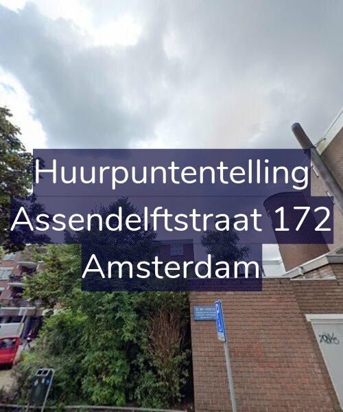 Foto gevel Huurpuntentelling voor Assendelftstraat 172, Amsterdam