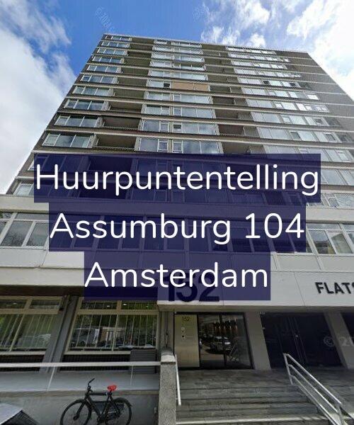 Foto gevel Huurpuntentelling voor Assumburg 104, Amsterdam