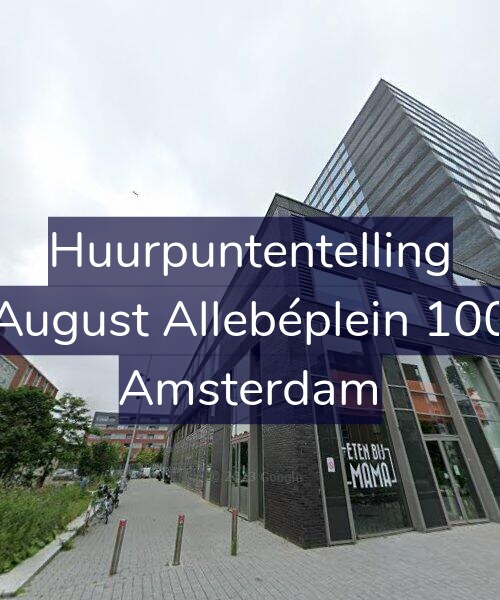 Foto gevel Huurpuntentelling voor August Allebéplein 100, Amsterdam