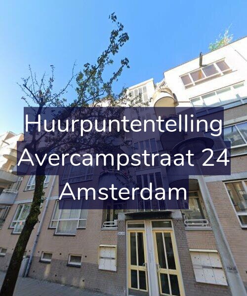 Foto gevel Huurpuntentelling voor Avercampstraat 24, Amsterdam