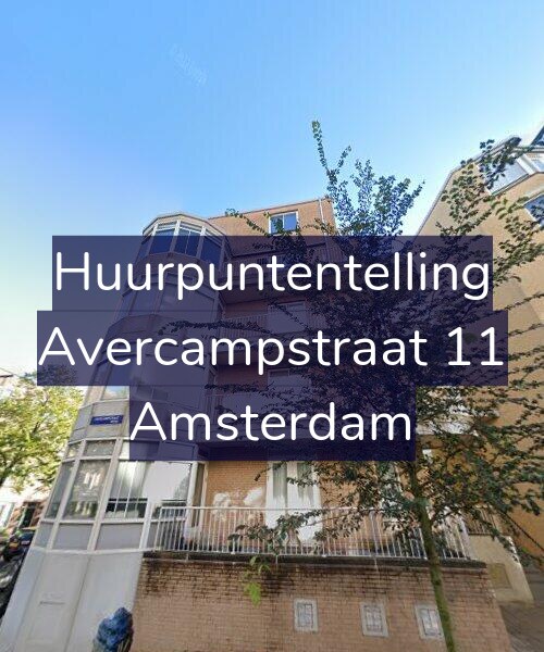 Foto gevel Huurpuntentelling voor Avercampstraat 11, Amsterdam