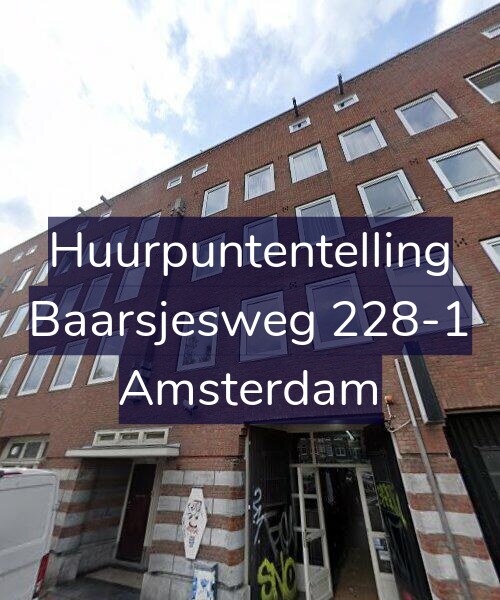 Foto gevel Huurpuntentelling voor Baarsjesweg 228-1, Amsterdam