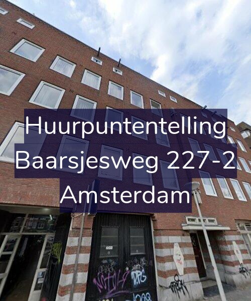 Foto gevel Huurpuntentelling voor Baarsjesweg 227-2, Amsterdam