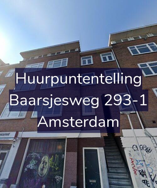 Foto gevel Huurpuntentelling voor Baarsjesweg 293-1, Amsterdam
