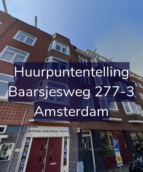 Foto gevel Huurpuntentelling voor Baarsjesweg 277-3, Amsterdam