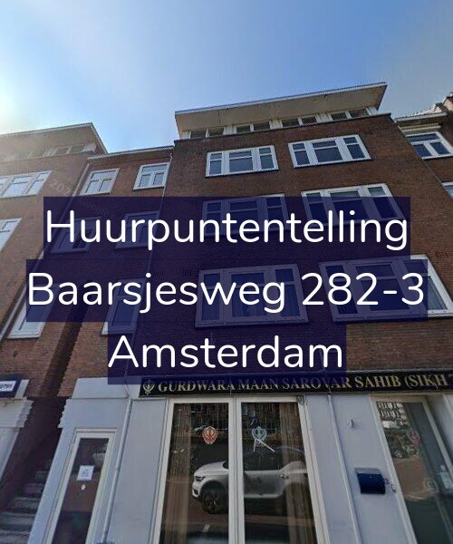 Foto gevel Huurpuntentelling voor Baarsjesweg 282-3, Amsterdam