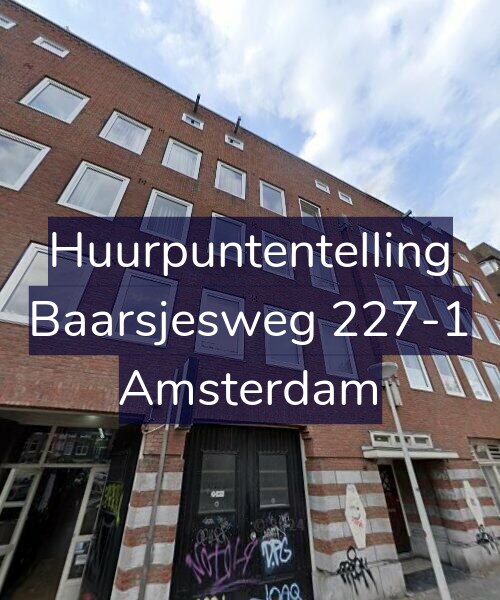 Foto gevel Huurpuntentelling voor Baarsjesweg 227-1, Amsterdam