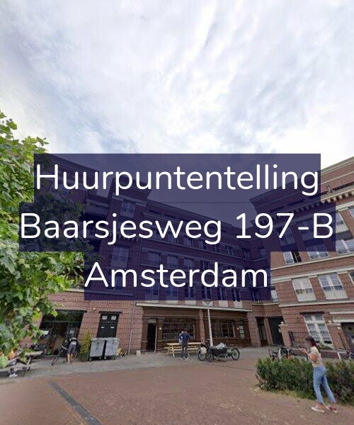 Foto gevel Huurpuntentelling voor Baarsjesweg 197-B, Amsterdam
