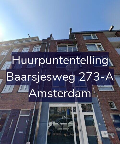 Foto gevel Huurpuntentelling voor Baarsjesweg 273-A, Amsterdam