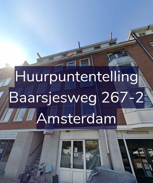 Foto gevel Huurpuntentelling voor Baarsjesweg 267-2, Amsterdam