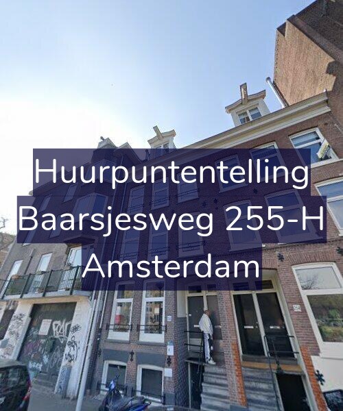Foto gevel Huurpuntentelling voor Baarsjesweg 255-H, Amsterdam