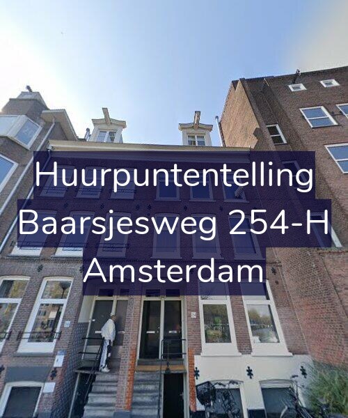 Foto gevel Huurpuntentelling voor Baarsjesweg 254-H, Amsterdam