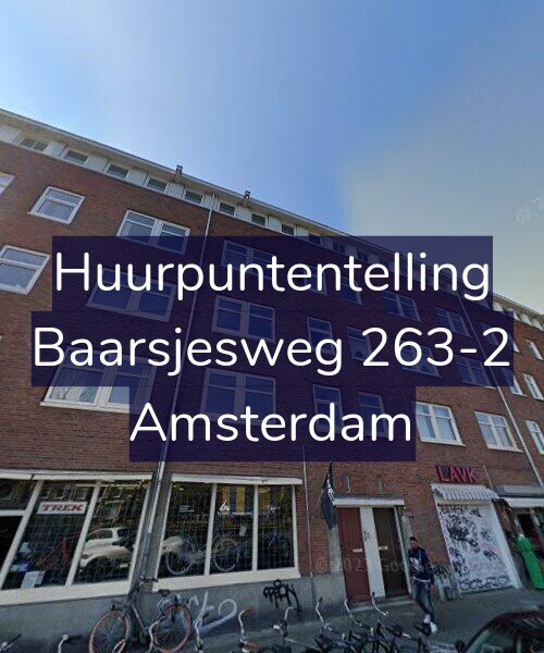 Foto gevel Huurpuntentelling voor Baarsjesweg 263-2, Amsterdam
