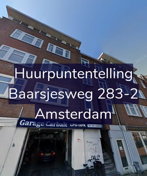 Foto gevel Huurpuntentelling voor Baarsjesweg 283-2, Amsterdam