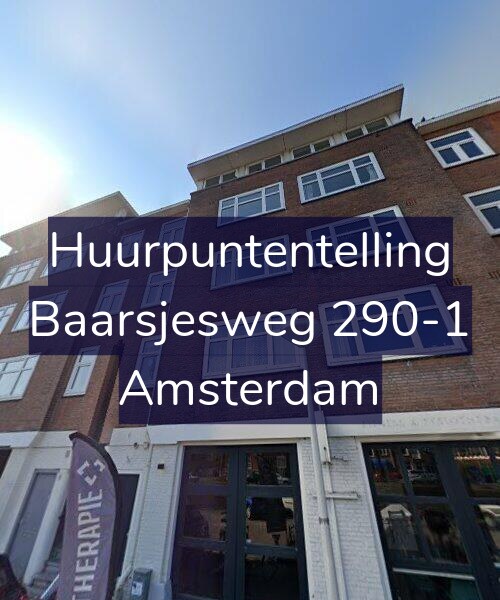 Foto gevel Huurpuntentelling voor Baarsjesweg 290-1, Amsterdam