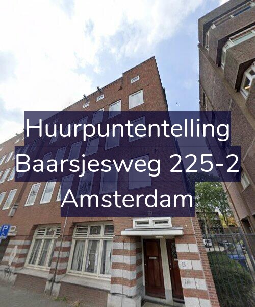 Foto gevel Huurpuntentelling voor Baarsjesweg 225-2, Amsterdam
