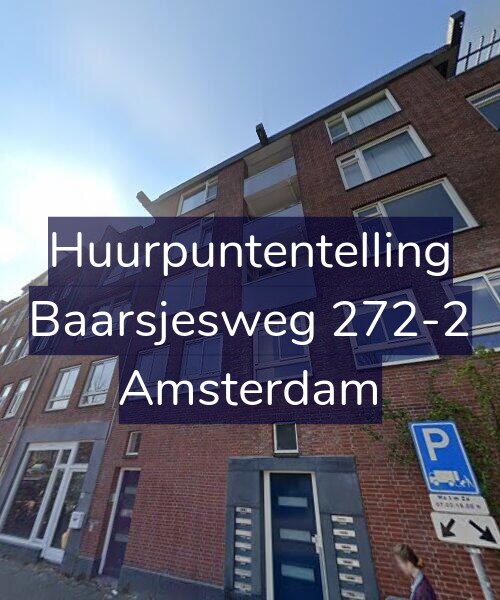 Foto gevel Huurpuntentelling voor Baarsjesweg 272-2, Amsterdam