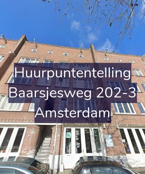 Foto gevel Huurpuntentelling voor Baarsjesweg 202-3, Amsterdam