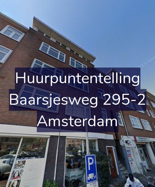 Foto gevel Huurpuntentelling voor Baarsjesweg 295-2, Amsterdam