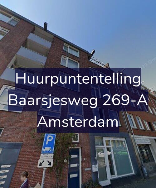 Foto gevel Huurpuntentelling voor Baarsjesweg 269-A, Amsterdam