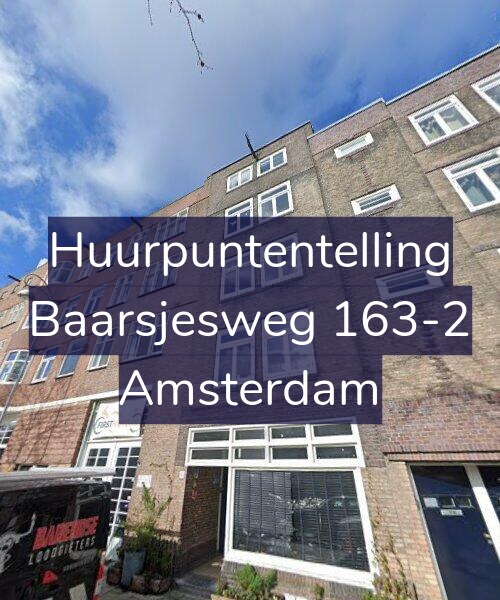 Foto gevel Huurpuntentelling voor Baarsjesweg 163-2, Amsterdam