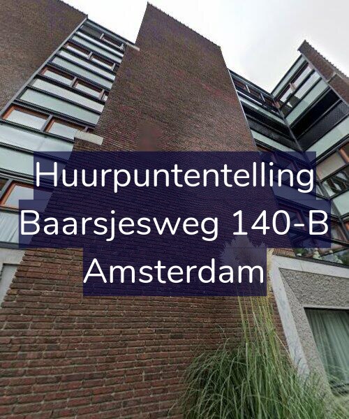 Foto gevel Huurpuntentelling voor Baarsjesweg 140-B, Amsterdam