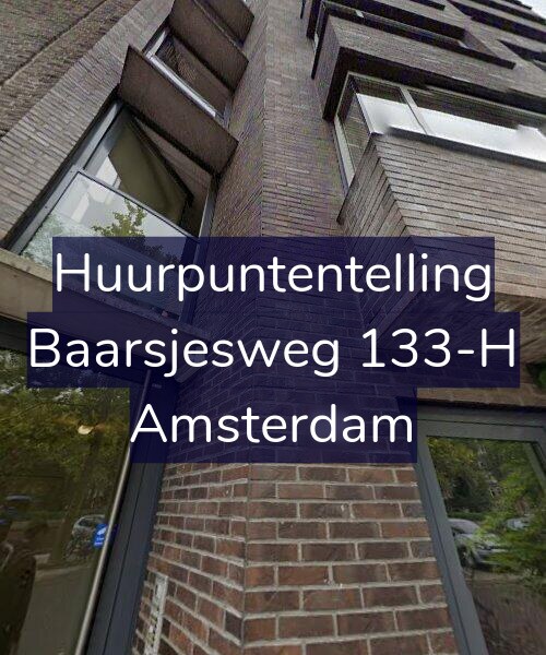 Foto gevel Huurpuntentelling voor Baarsjesweg 133-H, Amsterdam