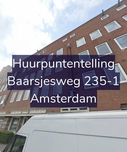 Foto gevel Huurpuntentelling voor Baarsjesweg 235-1, Amsterdam