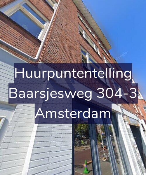 Foto gevel Huurpuntentelling voor Baarsjesweg 304-3, Amsterdam