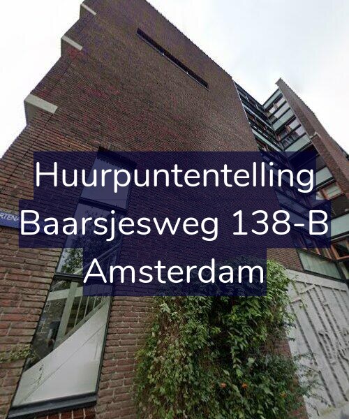 Foto gevel Huurpuntentelling voor Baarsjesweg 138-B, Amsterdam
