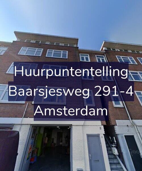 Foto gevel Huurpuntentelling voor Baarsjesweg 291-4, Amsterdam