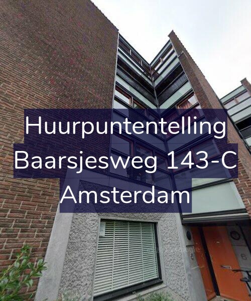 Foto gevel Huurpuntentelling voor Baarsjesweg 143-C, Amsterdam