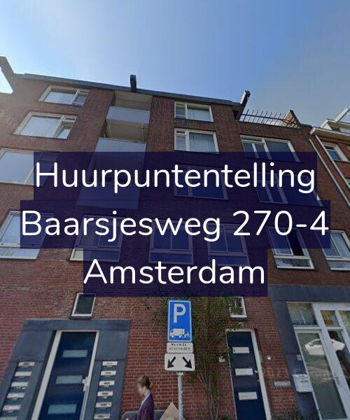 Foto gevel Huurpuntentelling voor Baarsjesweg 270-4, Amsterdam
