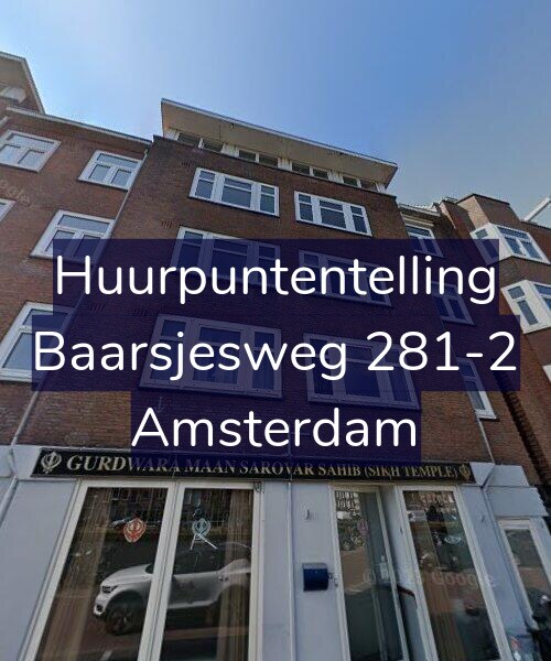 Foto gevel Huurpuntentelling voor Baarsjesweg 281-2, Amsterdam