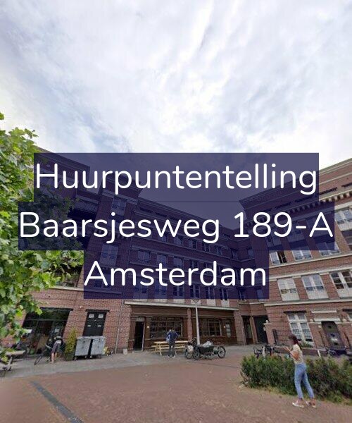 Foto gevel Huurpuntentelling voor Baarsjesweg 189-A, Amsterdam