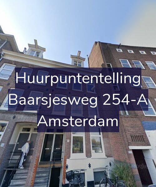 Foto gevel Huurpuntentelling voor Baarsjesweg 254-A, Amsterdam