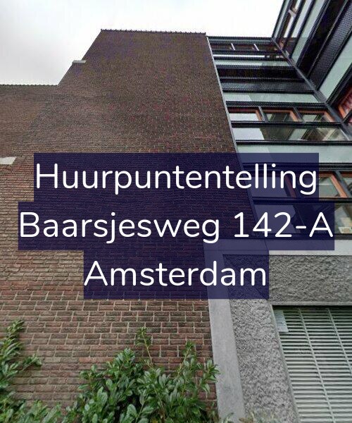 Foto gevel Huurpuntentelling voor Baarsjesweg 142-A, Amsterdam
