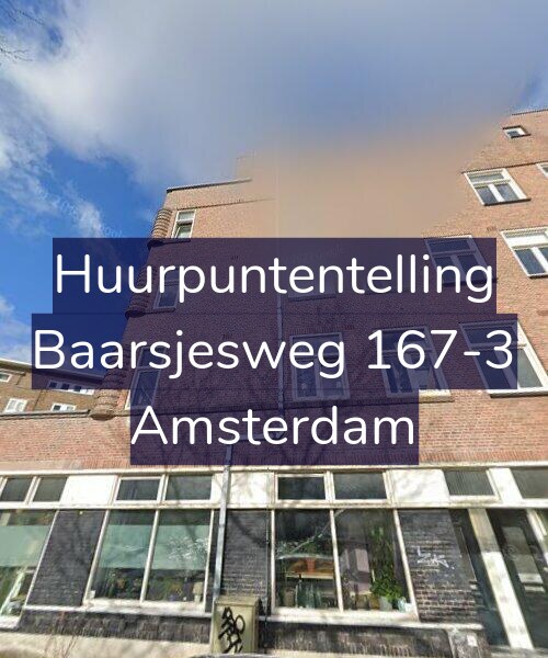 Foto gevel Huurpuntentelling voor Baarsjesweg 167-3, Amsterdam