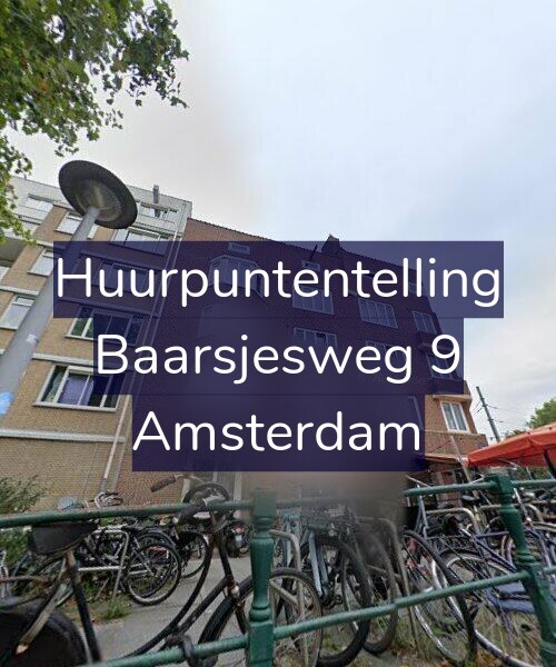 Foto gevel Huurpuntentelling voor Baarsjesweg 9, Amsterdam