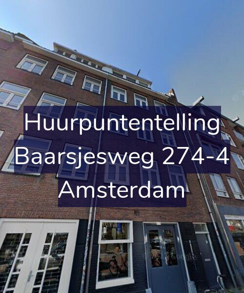 Foto gevel Huurpuntentelling voor Baarsjesweg 274-4, Amsterdam
