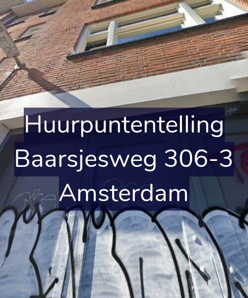 Foto gevel Huurpuntentelling voor Baarsjesweg 306-3, Amsterdam