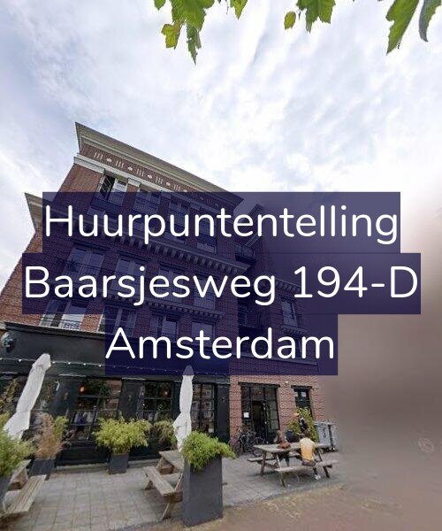 Foto gevel Huurpuntentelling voor Baarsjesweg 194-D, Amsterdam