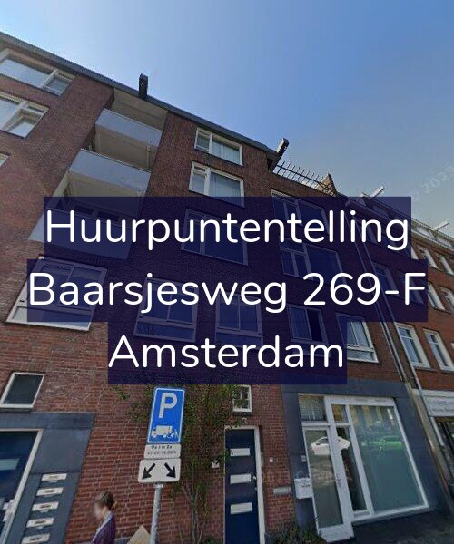 Foto gevel Huurpuntentelling voor Baarsjesweg 269-F, Amsterdam