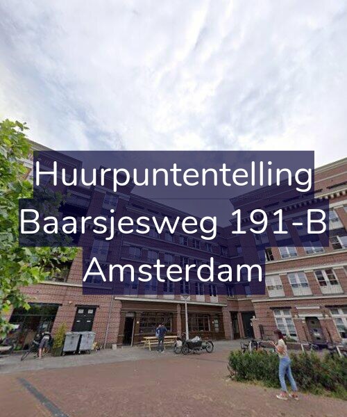 Foto gevel Huurpuntentelling voor Baarsjesweg 191-B, Amsterdam